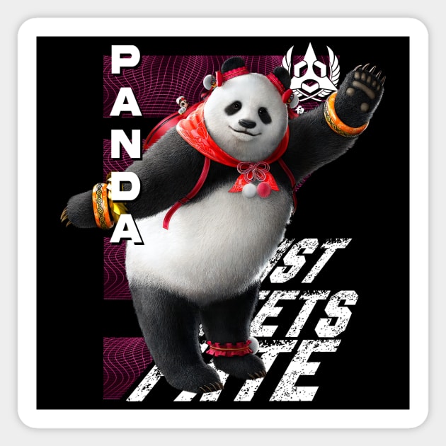 Panda (Tekken 8) Sticker by wenderinf